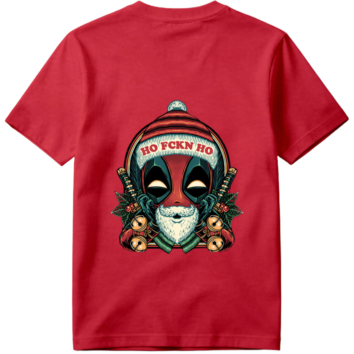 Deadpool Santa Christmas Design - Tee