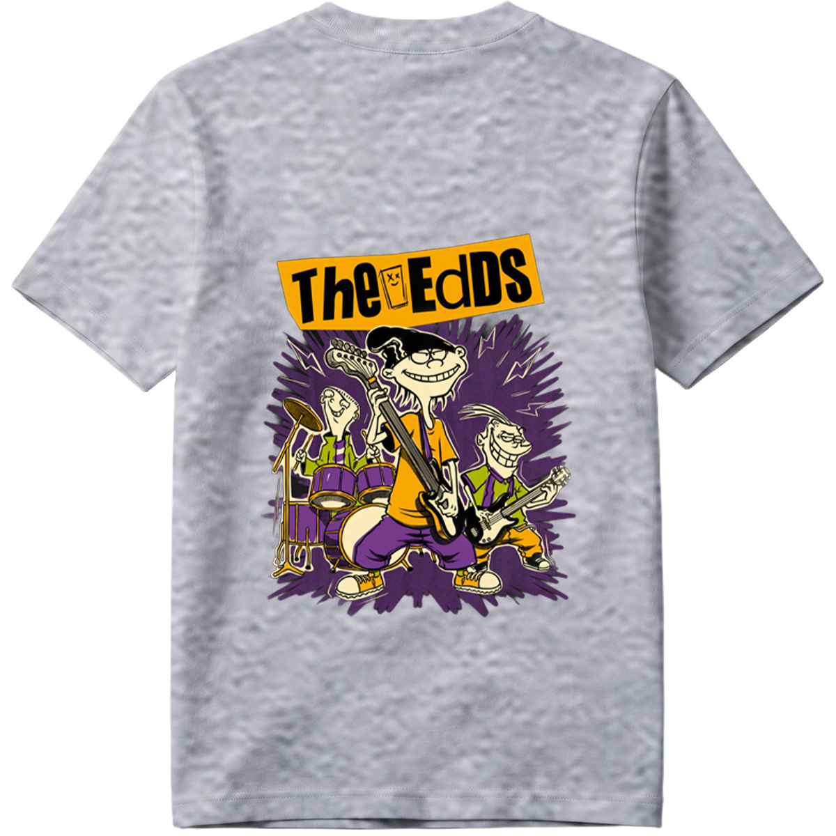The Eds: Eddy, Ed, and Double D in Rock Band Action - Tee