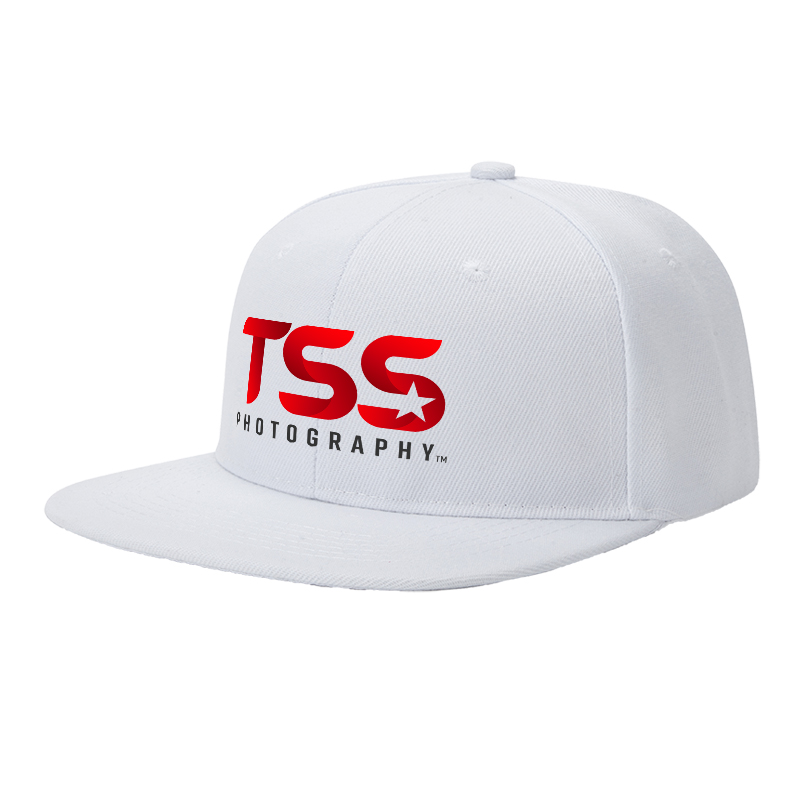 Flat Brim Baseball Cap TSS Logo Print Streetwear Underground Skate Style for Basketball Court Skate Park Urban Lifestyle Skaters Rappers Streetwear Enthusiasts