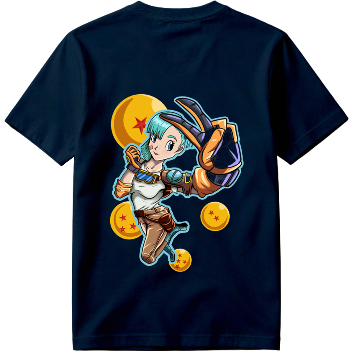 Dragon Ball: Bulma with Dragon Balls - Tee