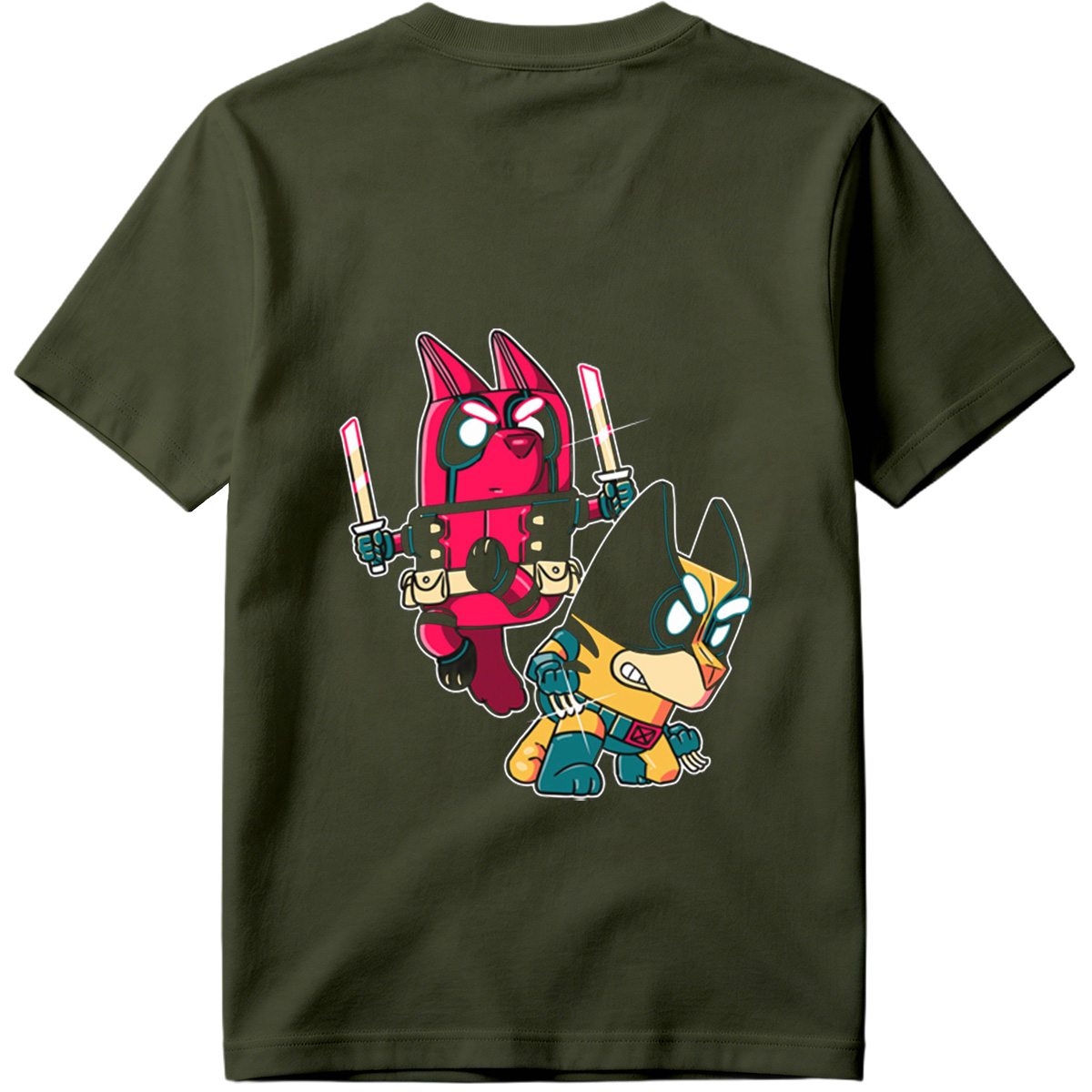 Deadpool and Batman: Chibi Heroes Clash - Tee