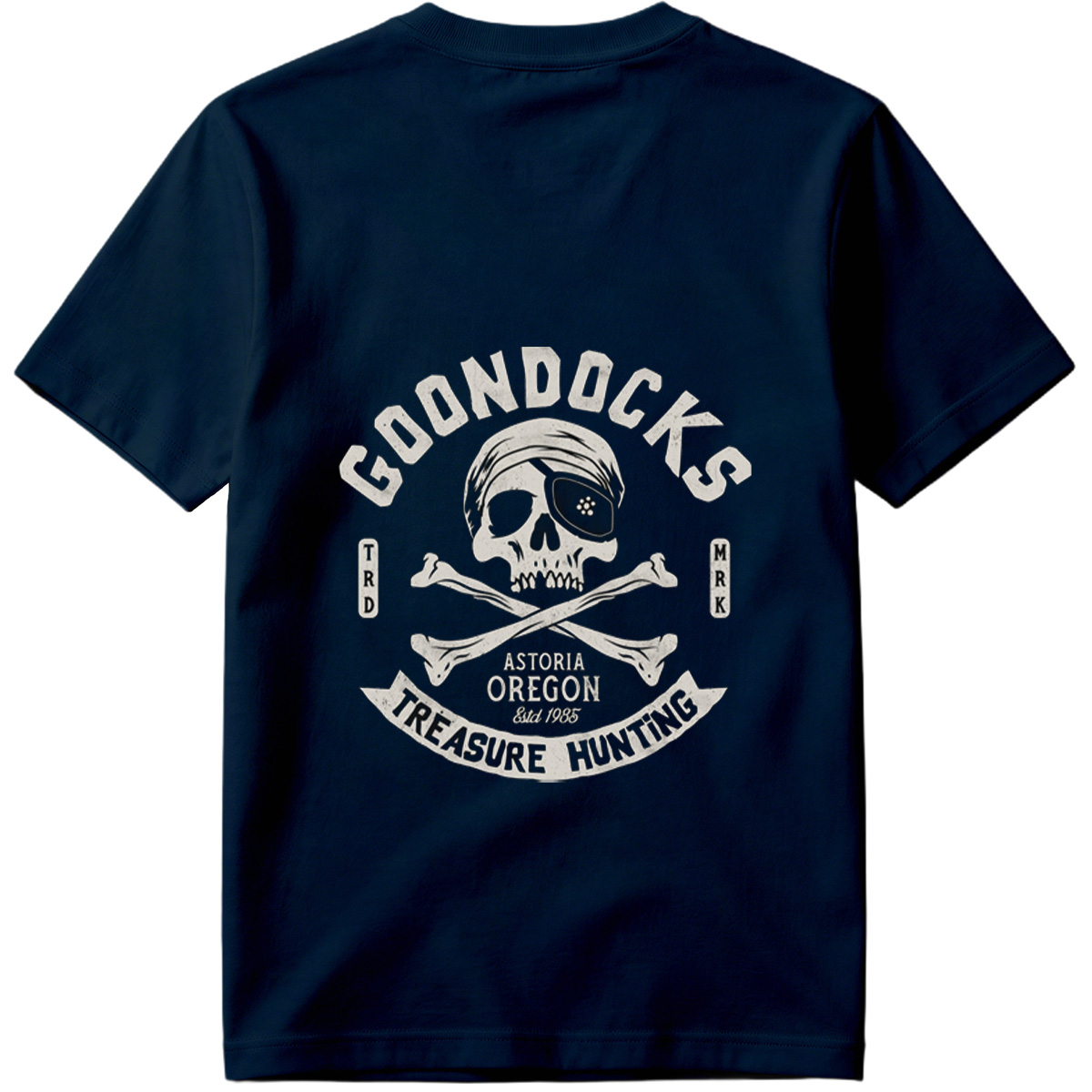 Goondocks Treasure Hunting Skull Logo - Tee