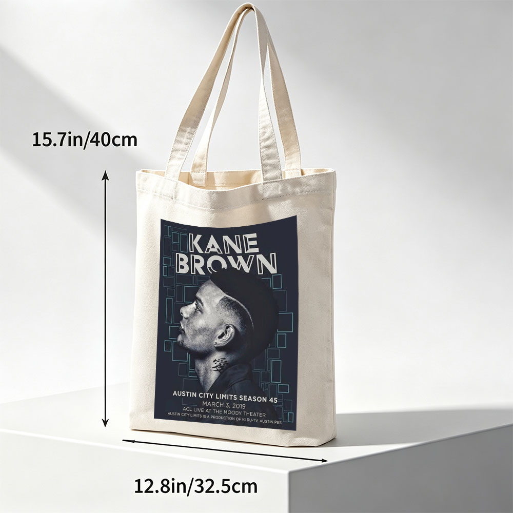 Kane Brown Live Performance at Austin City Limits Season 45 Poster - Canvas tote bags