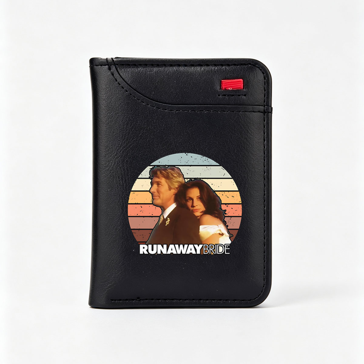 Runaway Bride: Richard Gere and Julia Roberts in Romantic Comedy Classic - Vertical Style Wallet