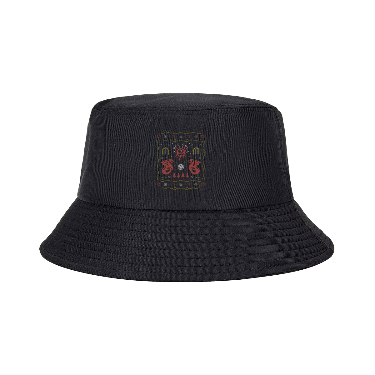 D&D Holiday Dragon & Eye of Vecna Sweater - Fisherman's Hat