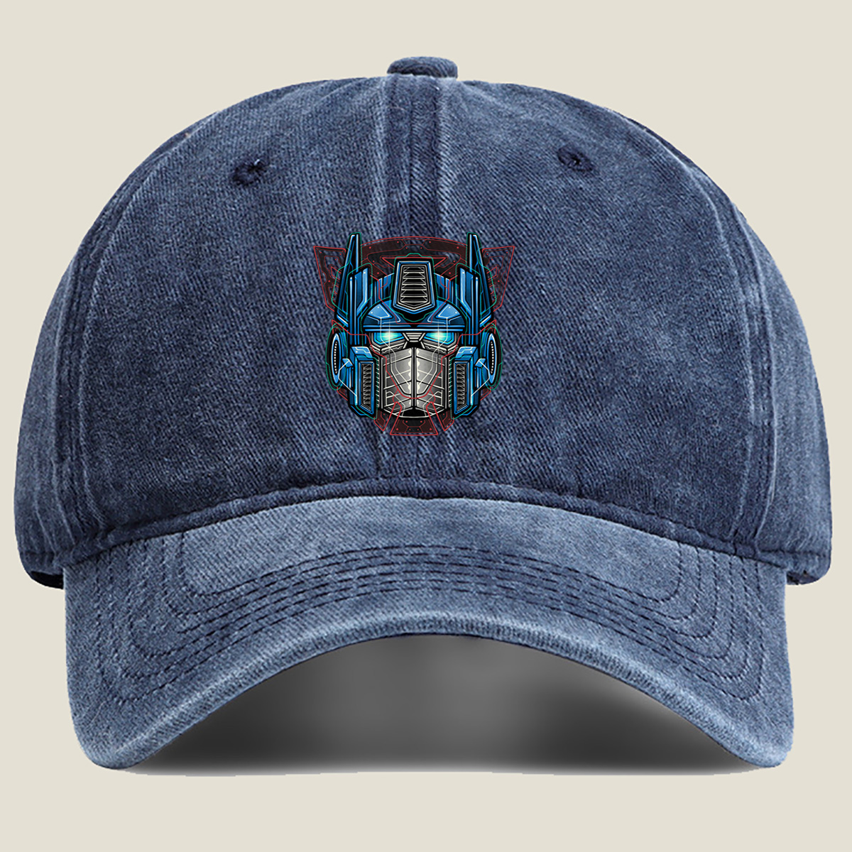 Transformers Optimus Prime - Washed Denim - Baseball Cap