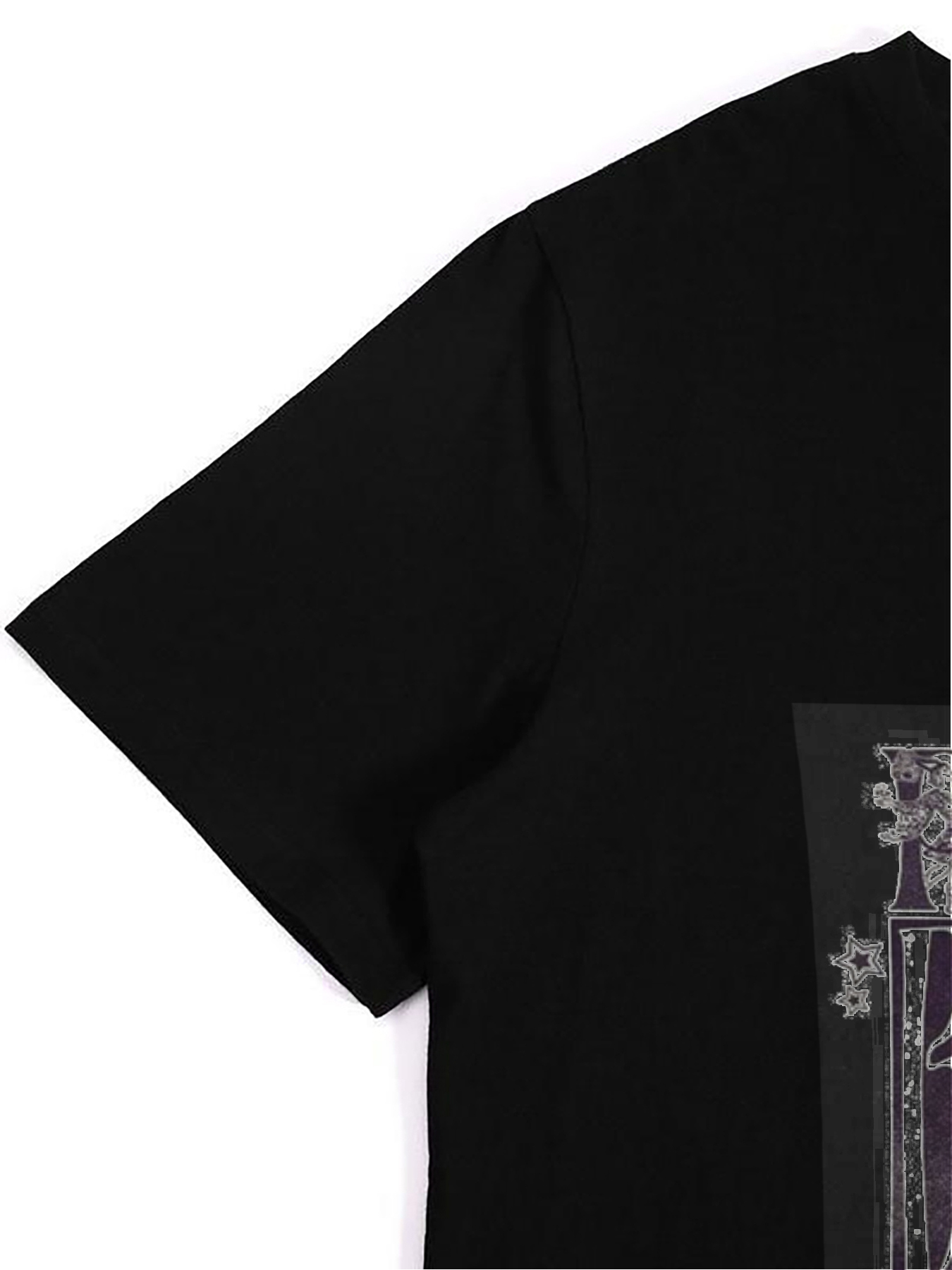 Men's Printed T-Shirt Featuring Phoebe Bridgers Artwork with Scorpion, Floral Motifs and Lyrics 