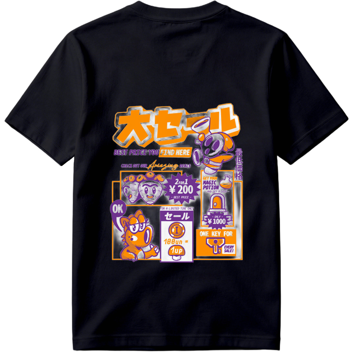 Kirby and King Dedede Big Sale Adventure - Tee