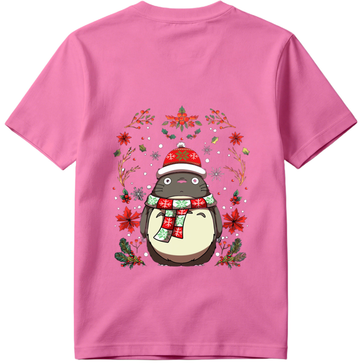 Totoro Christmas Holiday Design - Tee