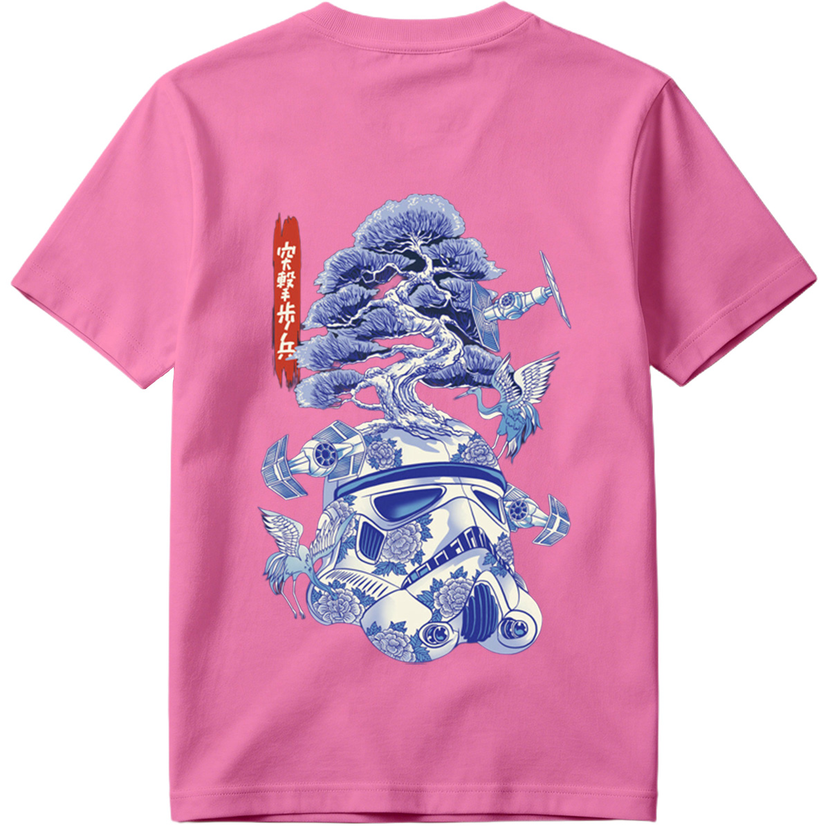 Star Wars Stormtrooper with Bonsai and Cranes - Tee