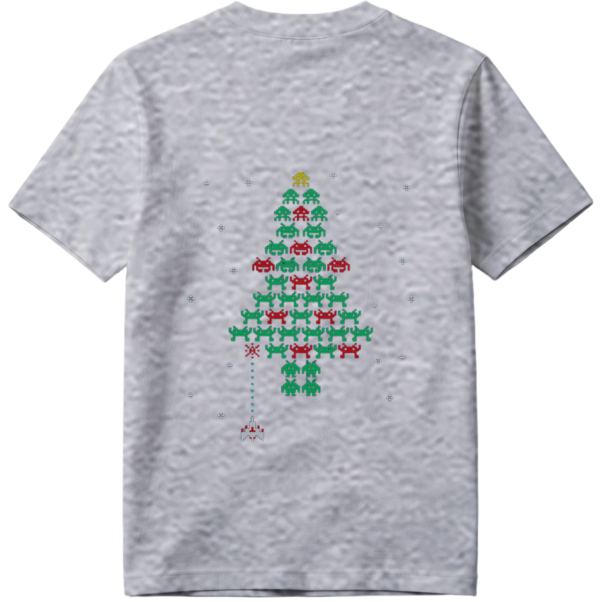 Space Invaders Christmas Tree - Tee