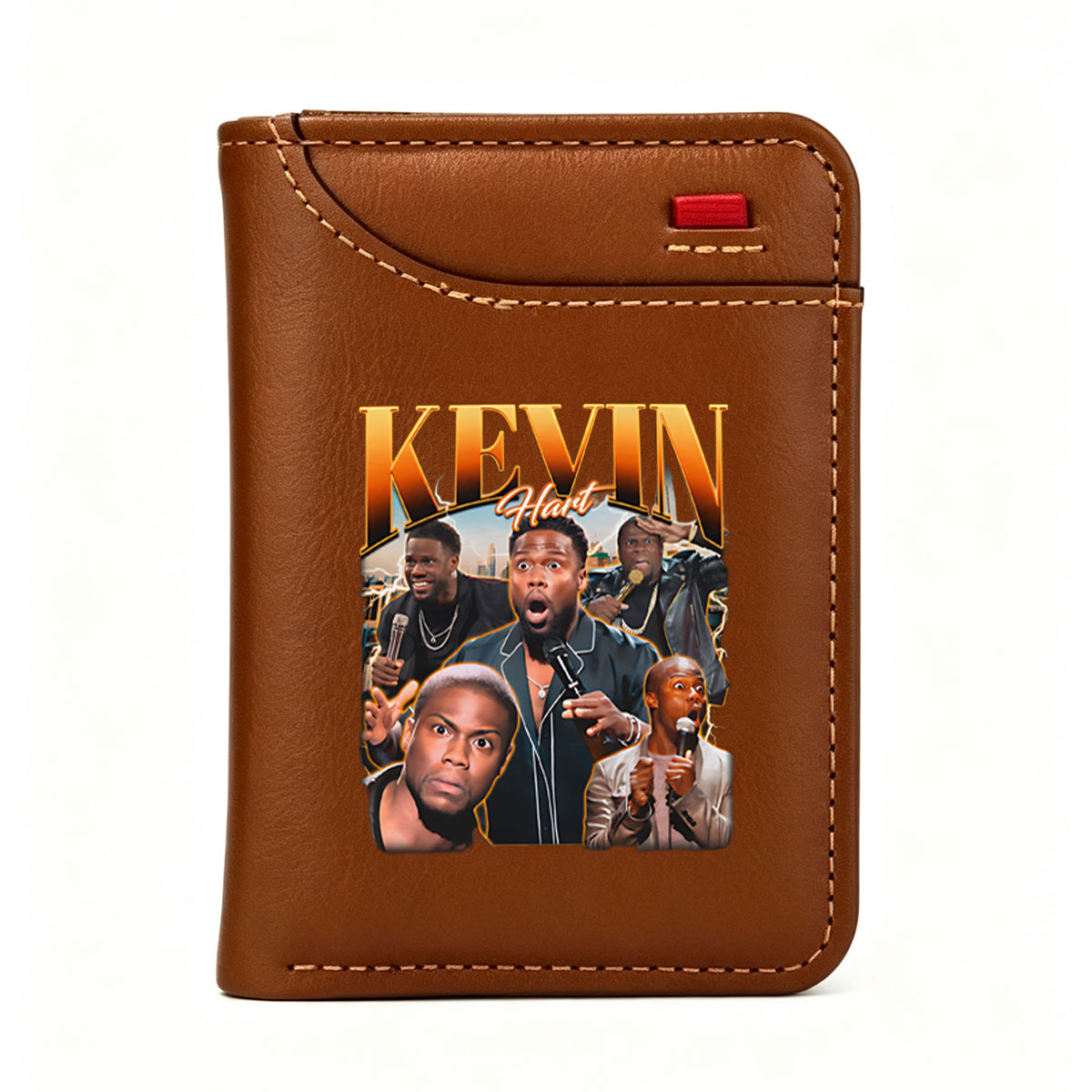 Kevin Hart: Comedy Legend in Action - Vertical Style Wallet