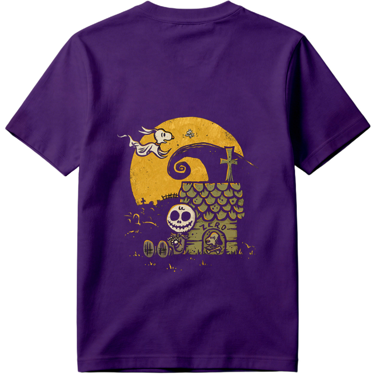 The Nightmare Before Christmas: Jack Skellington and Zero - Tee