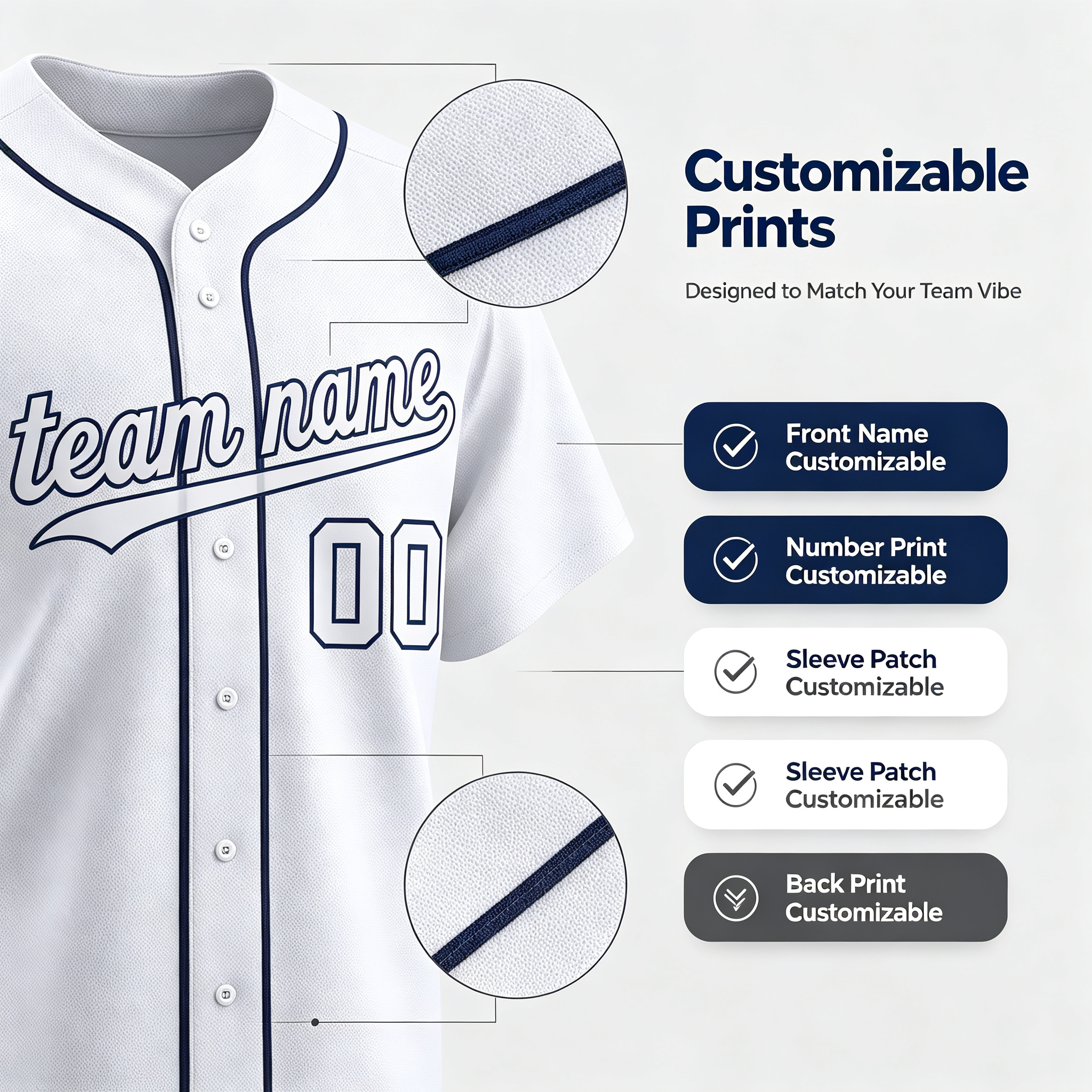 Custom Printed Detroit Script Style Baseball Jersey Anthracite Charcoal Orange Trim Button Down Shirt for Men and Women