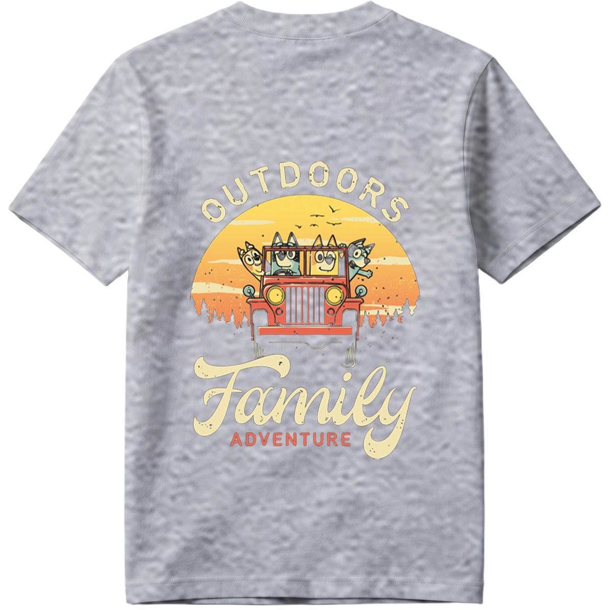 Bluey Family Outdoors Adventure - Tee