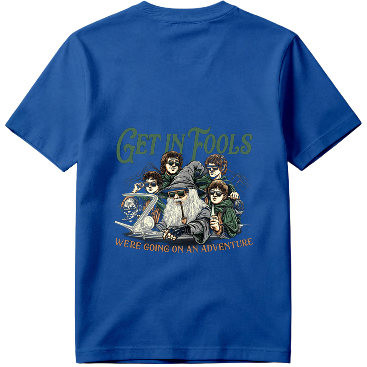 The Lord of the Rings: Frodo, Sam, Merry, Pippin, and Gandalf with a Modern Twist - Tee