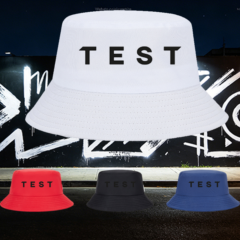 Unisex Fisherman Hat with Bold Letter Print 