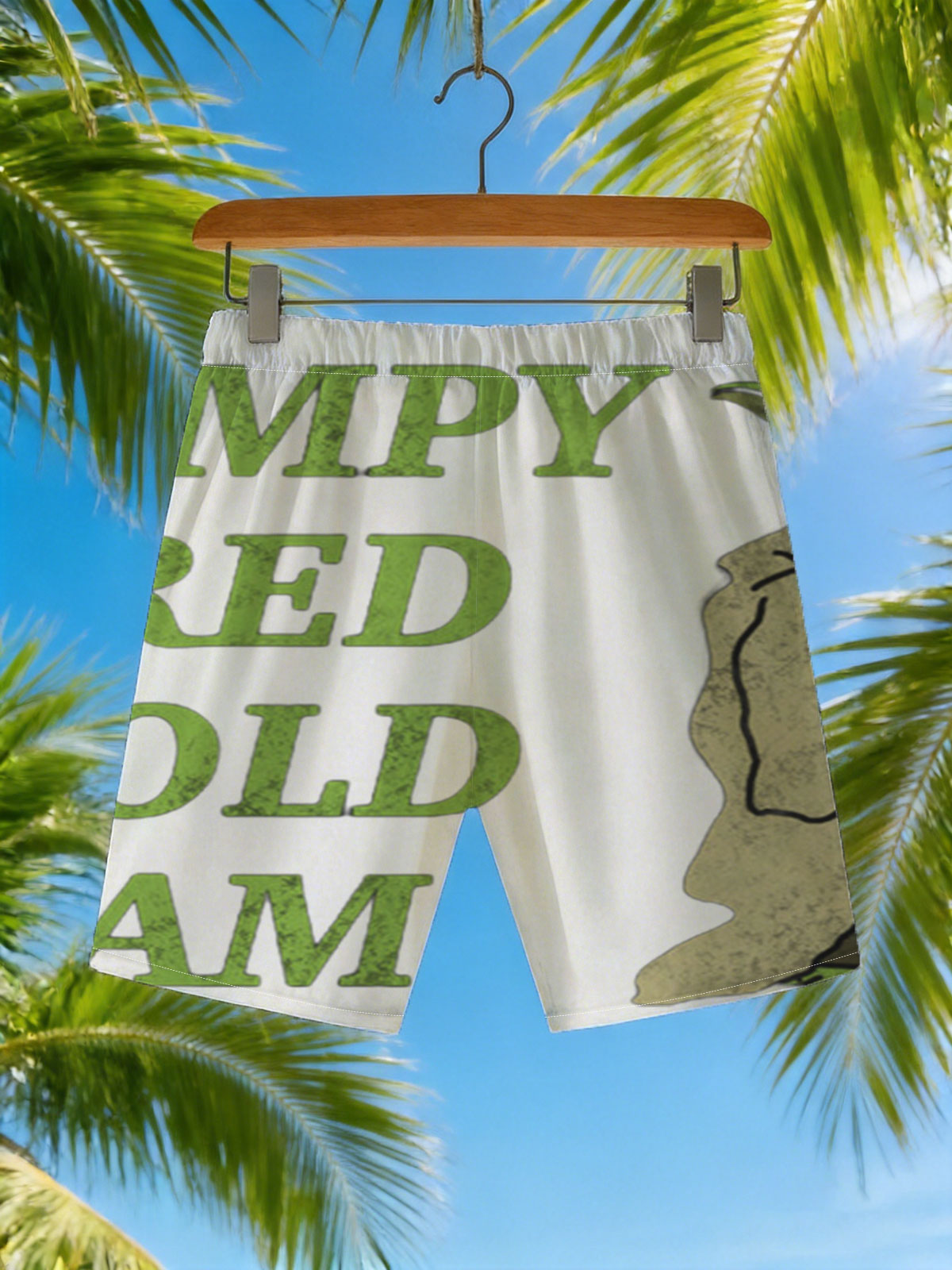Yoda: Grumpy, Tired & Old I Am -  Beach shorts
