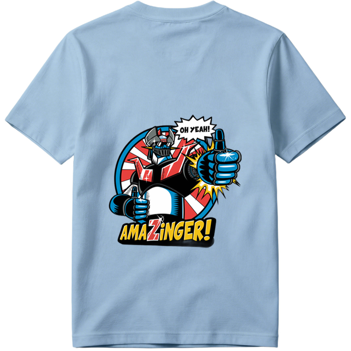 Amazinger! - Robot Hero with Thumbs Up - Tee