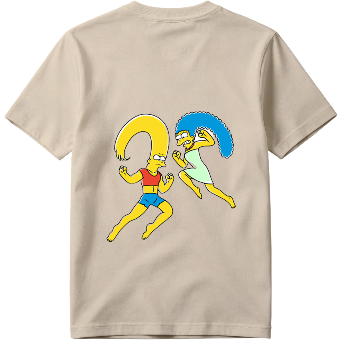 The Simpsons: Marge and Homer Running - Tee