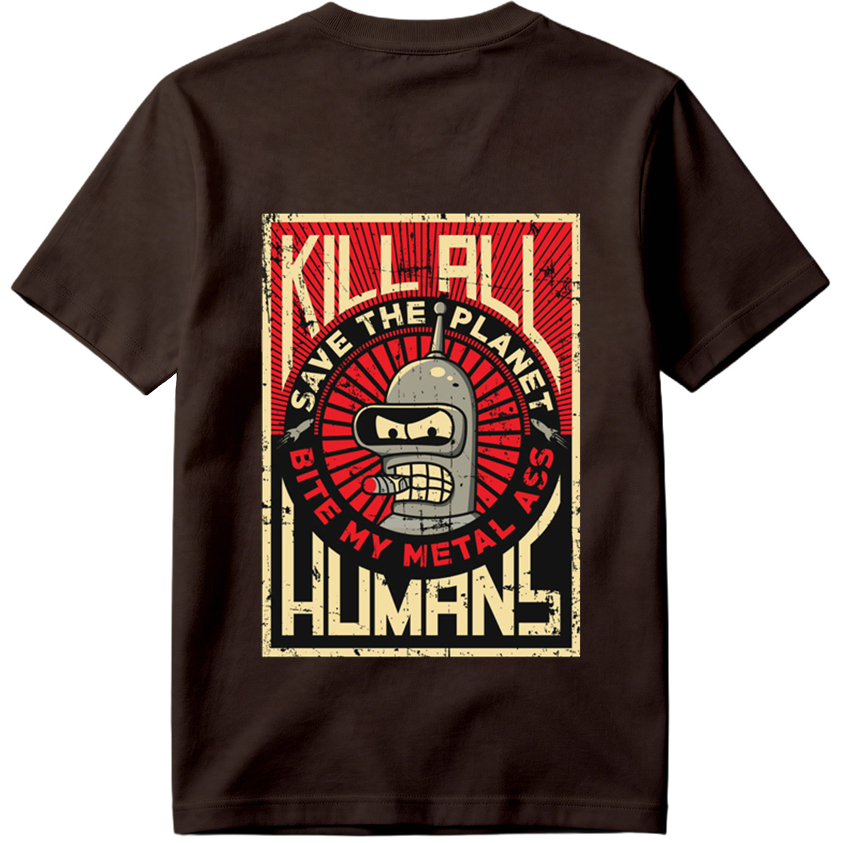 Futurama - Bender: Kill All Humans - Tee