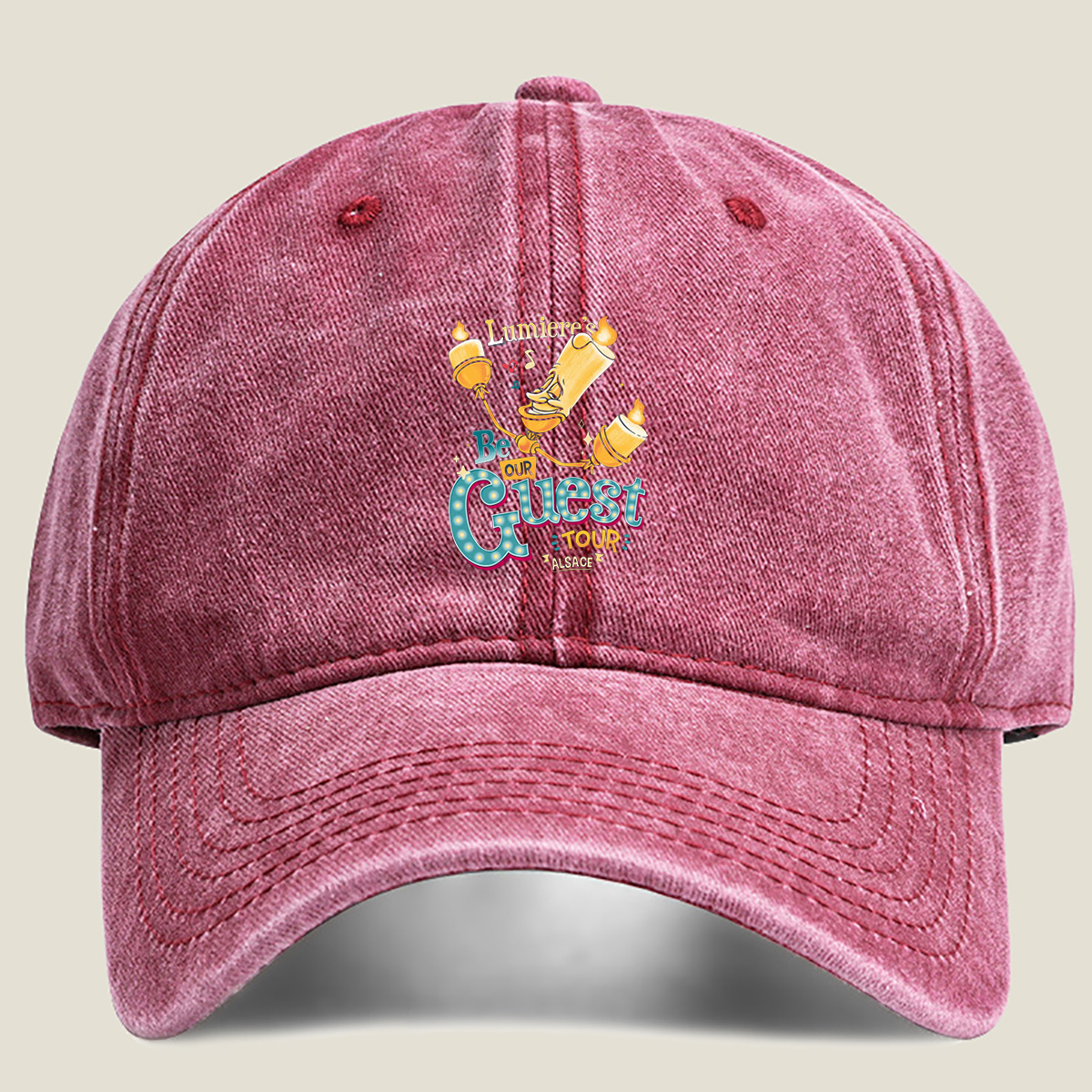 Lumiere's Be Our Guest Tour Alsace - Washed Denim - Baseball Cap