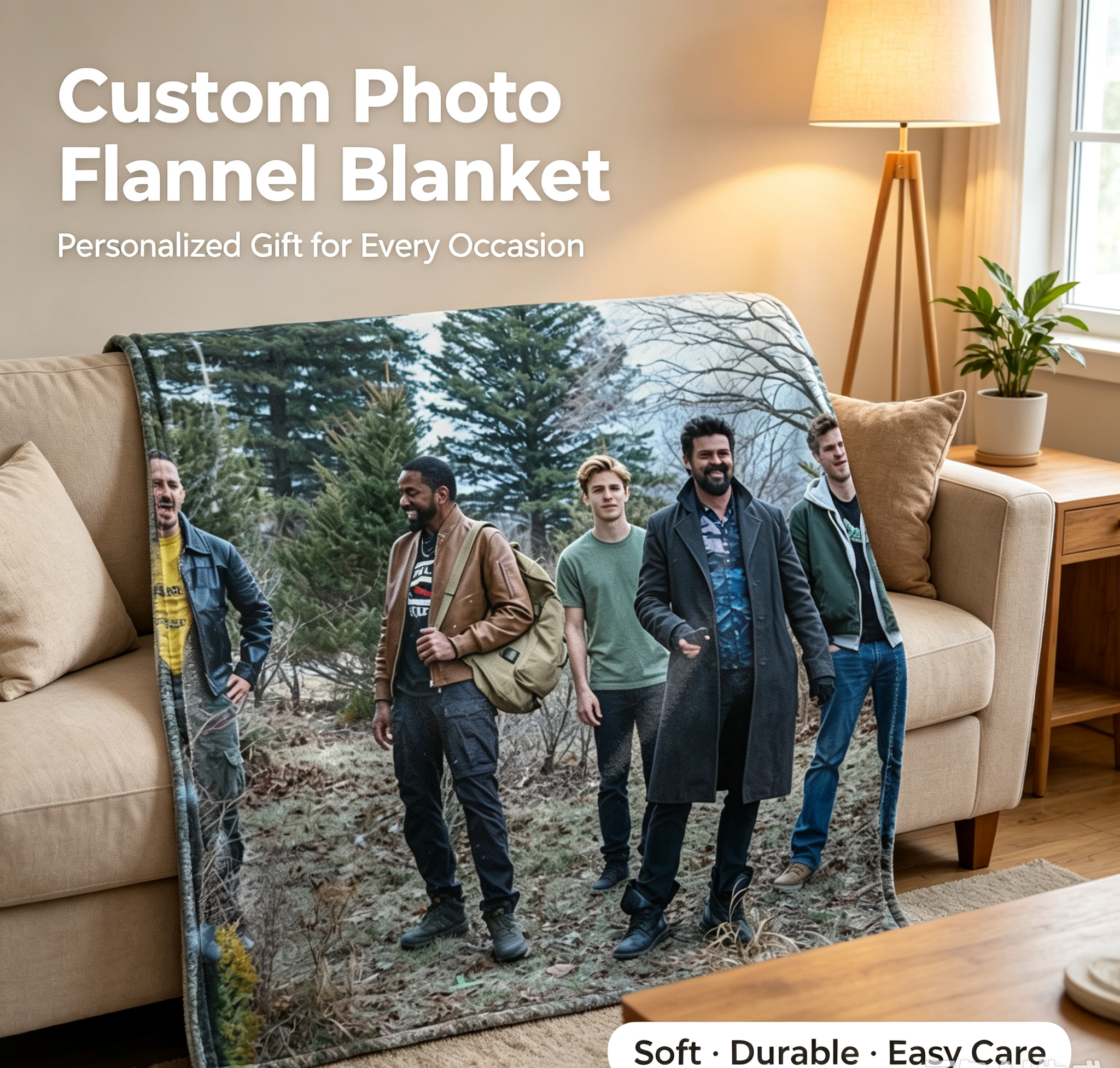 Custom Face Blanket Featuring Chris Hemsworth and Cast from 