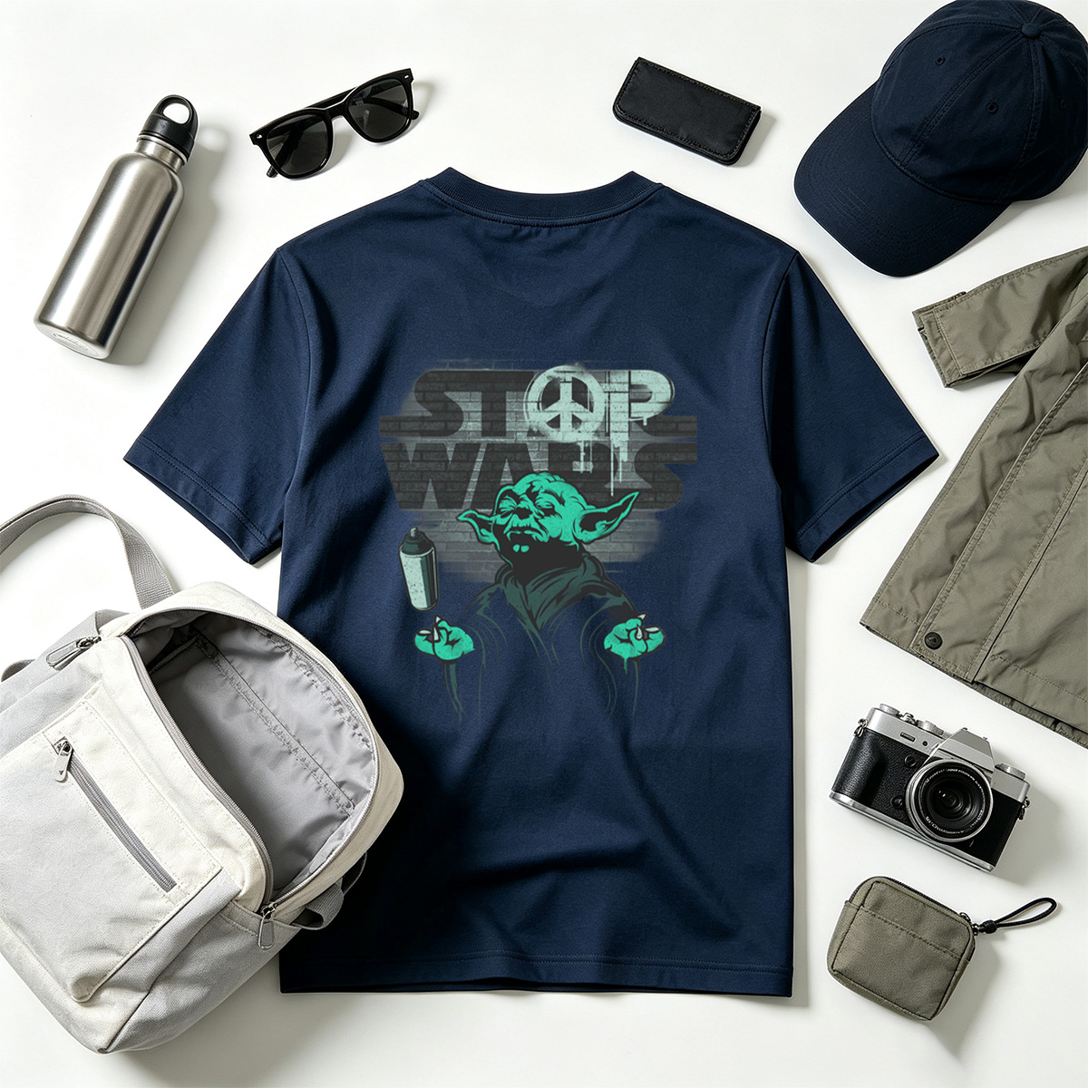 Stop Wars: Yoda Peace Protest - Tee