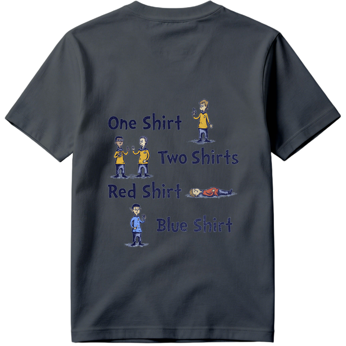 Star Trek: One Shirt, Two Shirts, Red Shirt, Blue Shirt - Tee