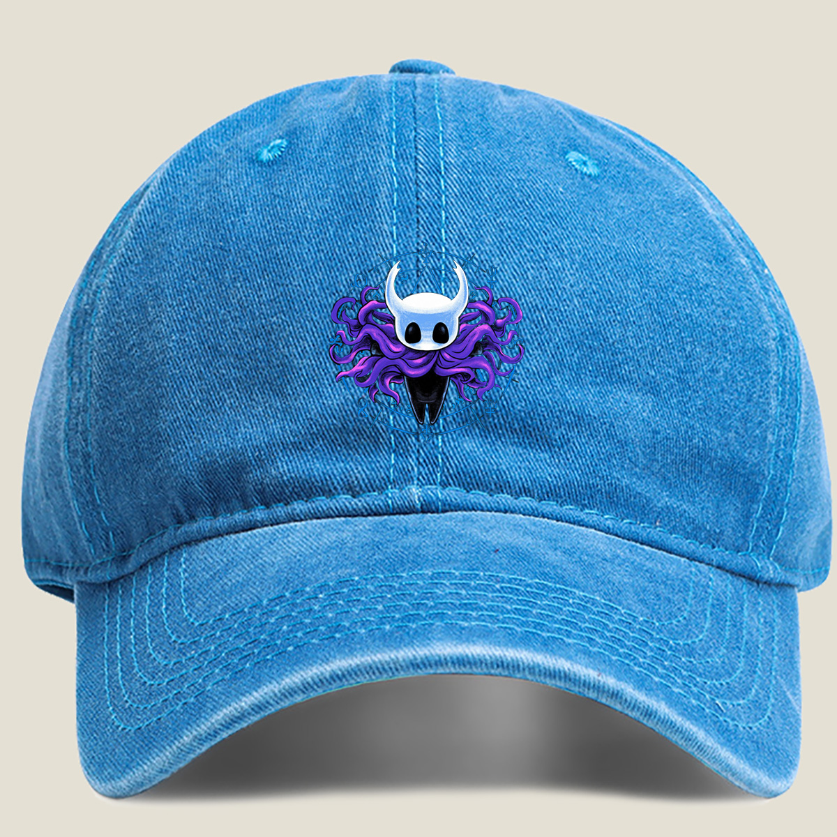Hollow Knight: Voidheart - Washed Denim - Baseball Cap