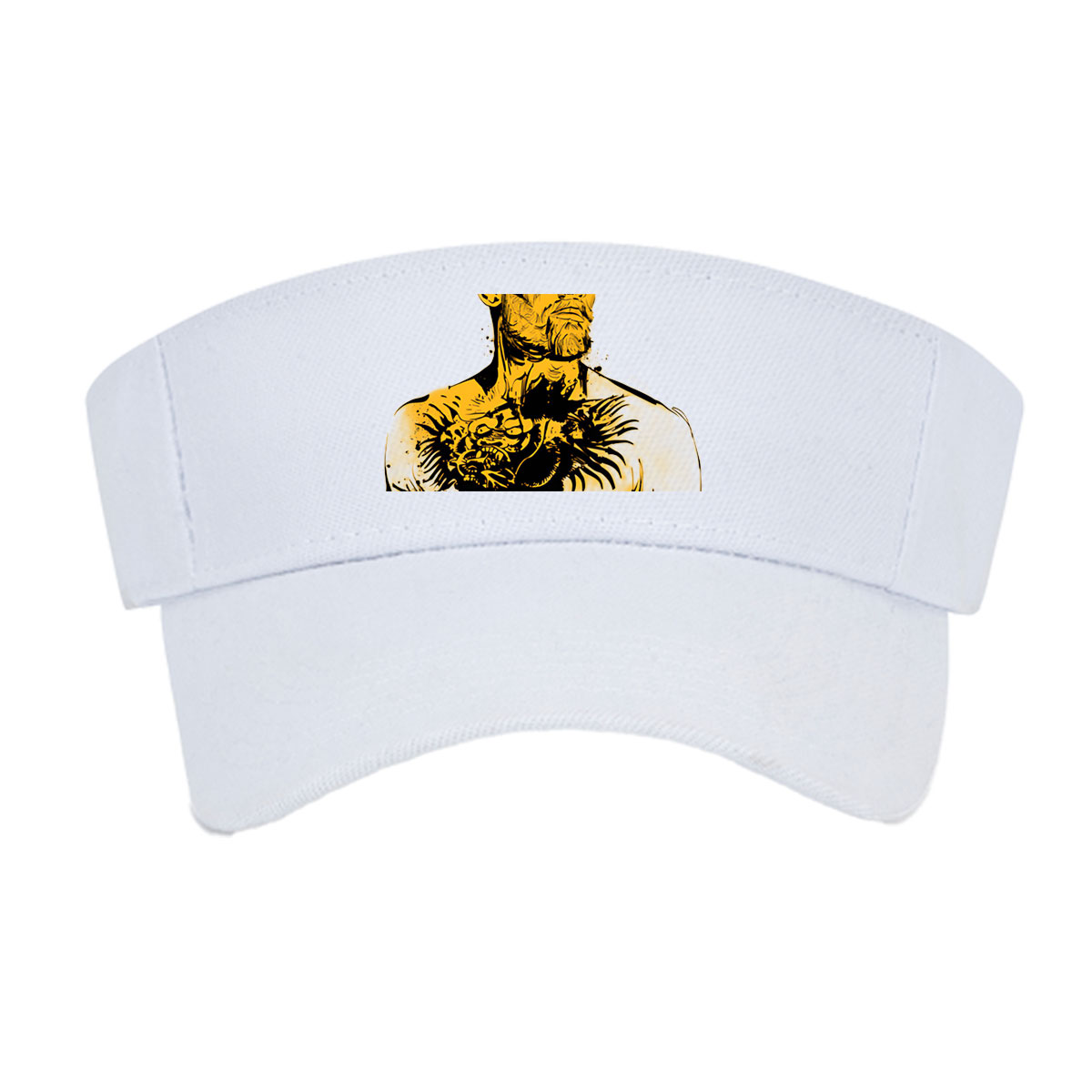 Conor McGregor: MMA Fighter Portrait with Dragon Tattoo -  Visor cap