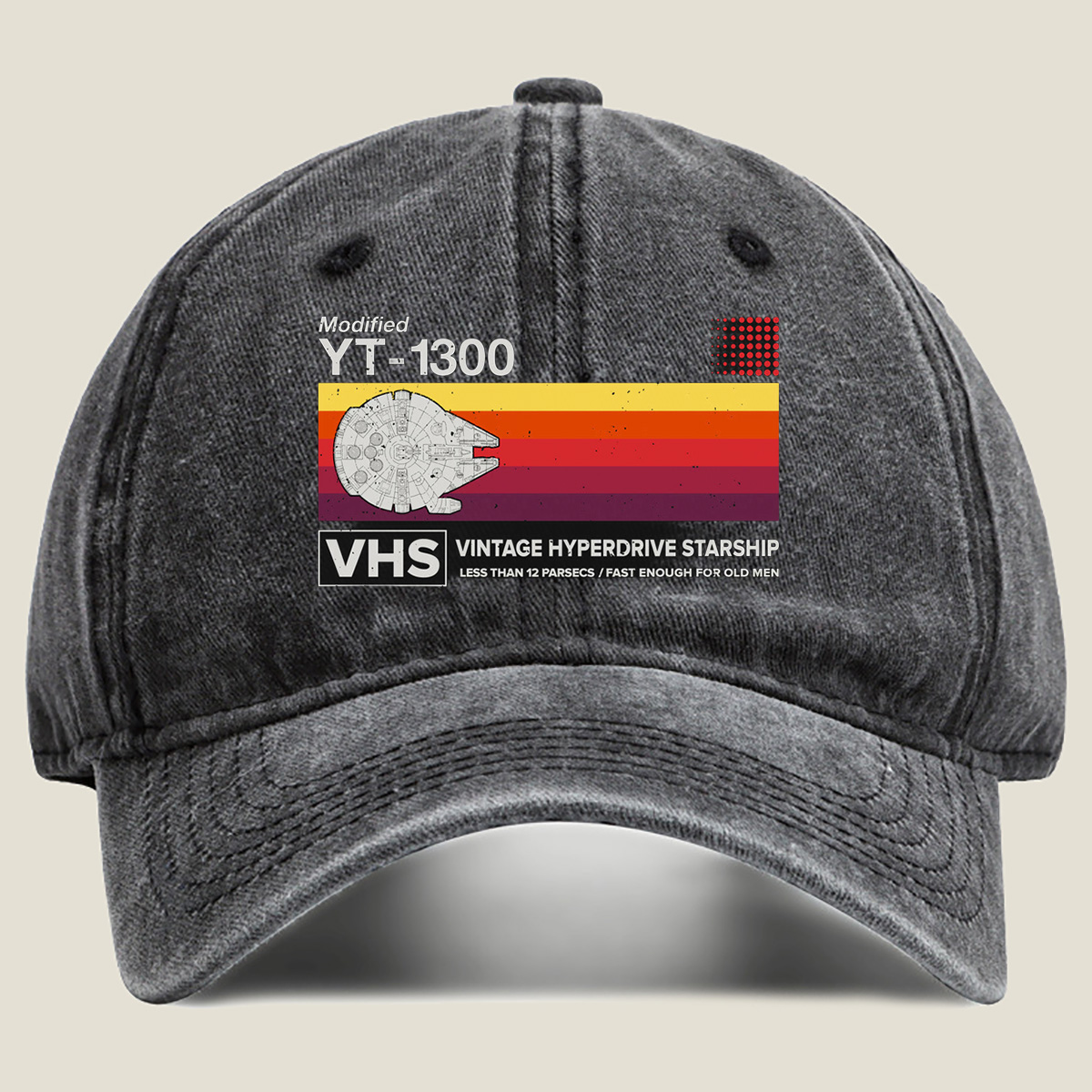 Modified YT-1300 Vintage Hyperdrive Starship - Washed Denim - Baseball Cap