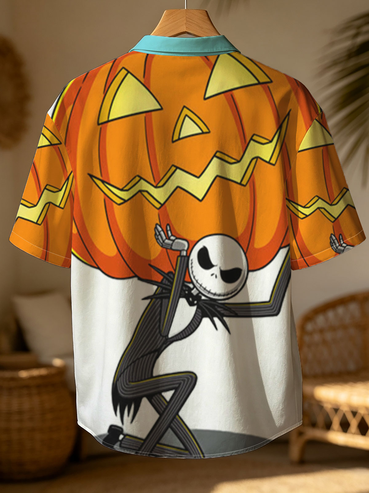Jack Skellington Holding a Giant Jack-o'-Lantern -  Shirt
