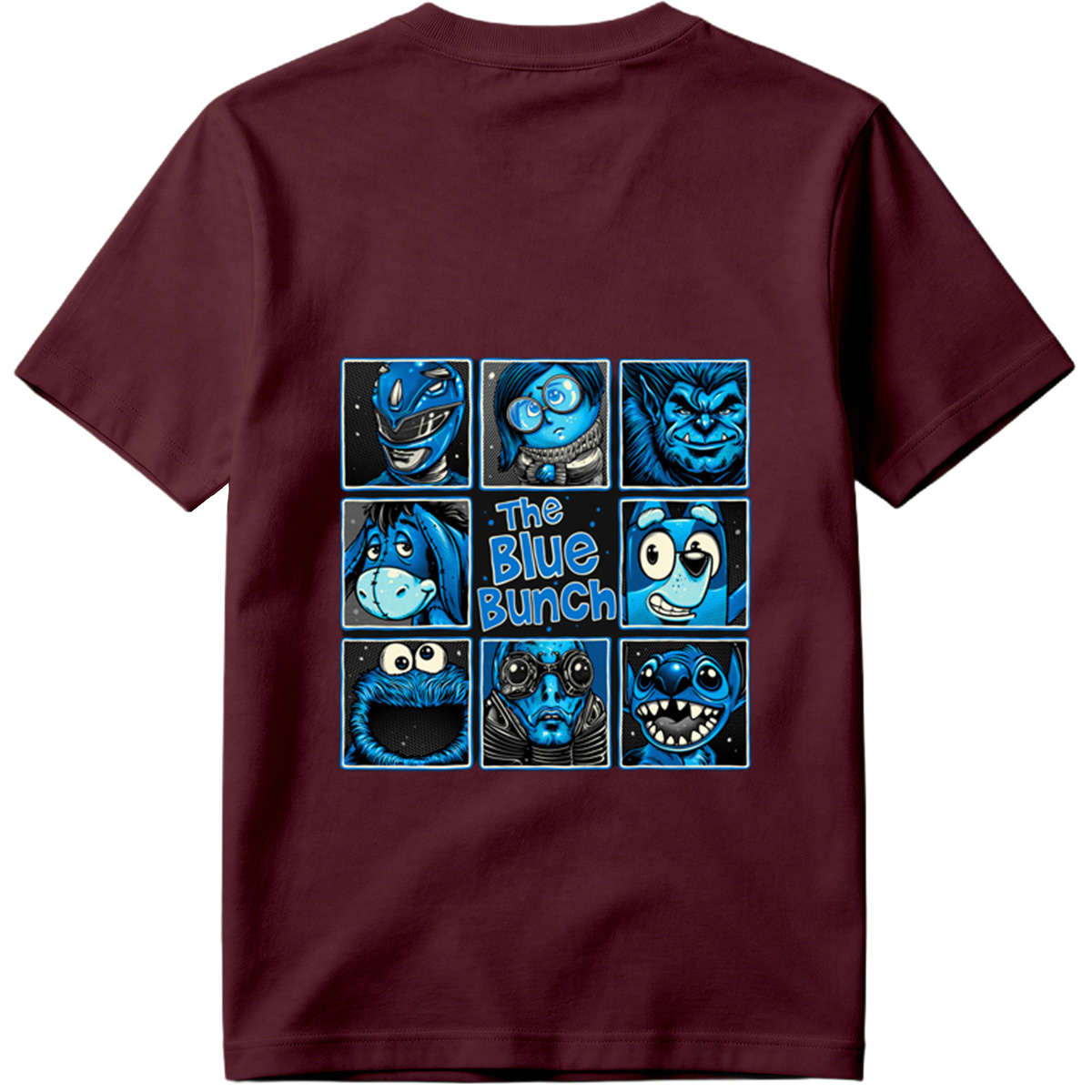 The Blue Bunch: A Collection of Blue Characters - Tee