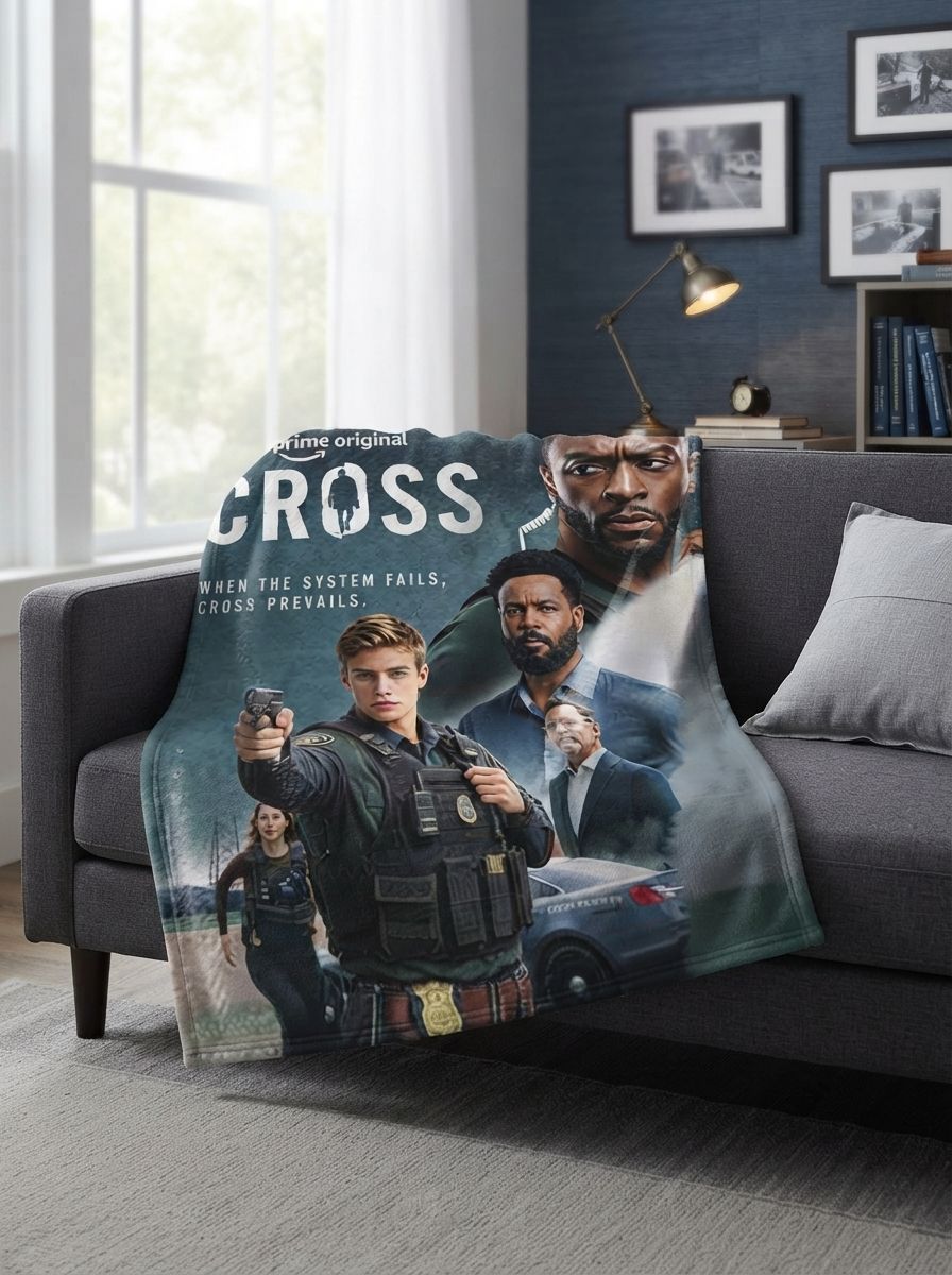 Custom Photo Face Flannel Blanket, Personalized Drama Portrait Soft Throw, Skin-Friendly Cozy Blanket for Bed Sofa