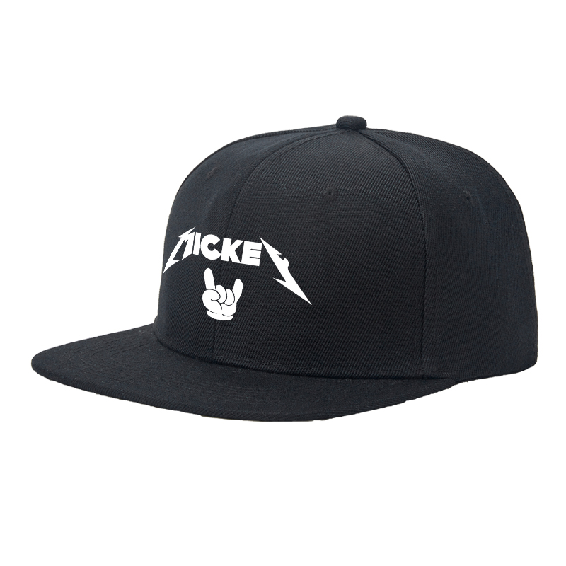 Flat Brim Baseball Cap Mickey Rock Logo Streetwear Underground Skate Style for Basketball Court Skate Park Urban Scene Skaters Rappers Streetwear Enthusiasts