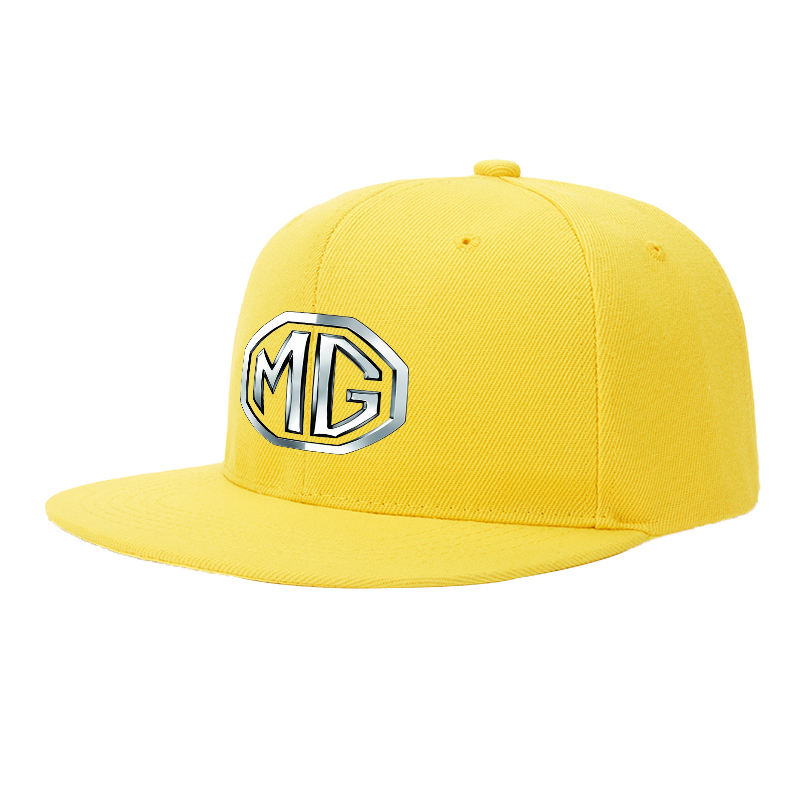 Flat Brim Baseball Cap MG Logo Print Streetwear Underground Skate Style for Basketball Court Skate Park Urban Lifestyle Skaters Rappers Streetwear Enthusiasts