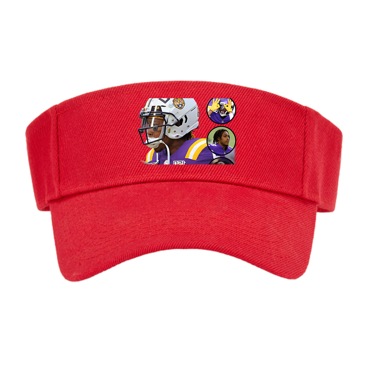 Justin Jefferson LSU Football Player Highlight Collage -  Visor cap