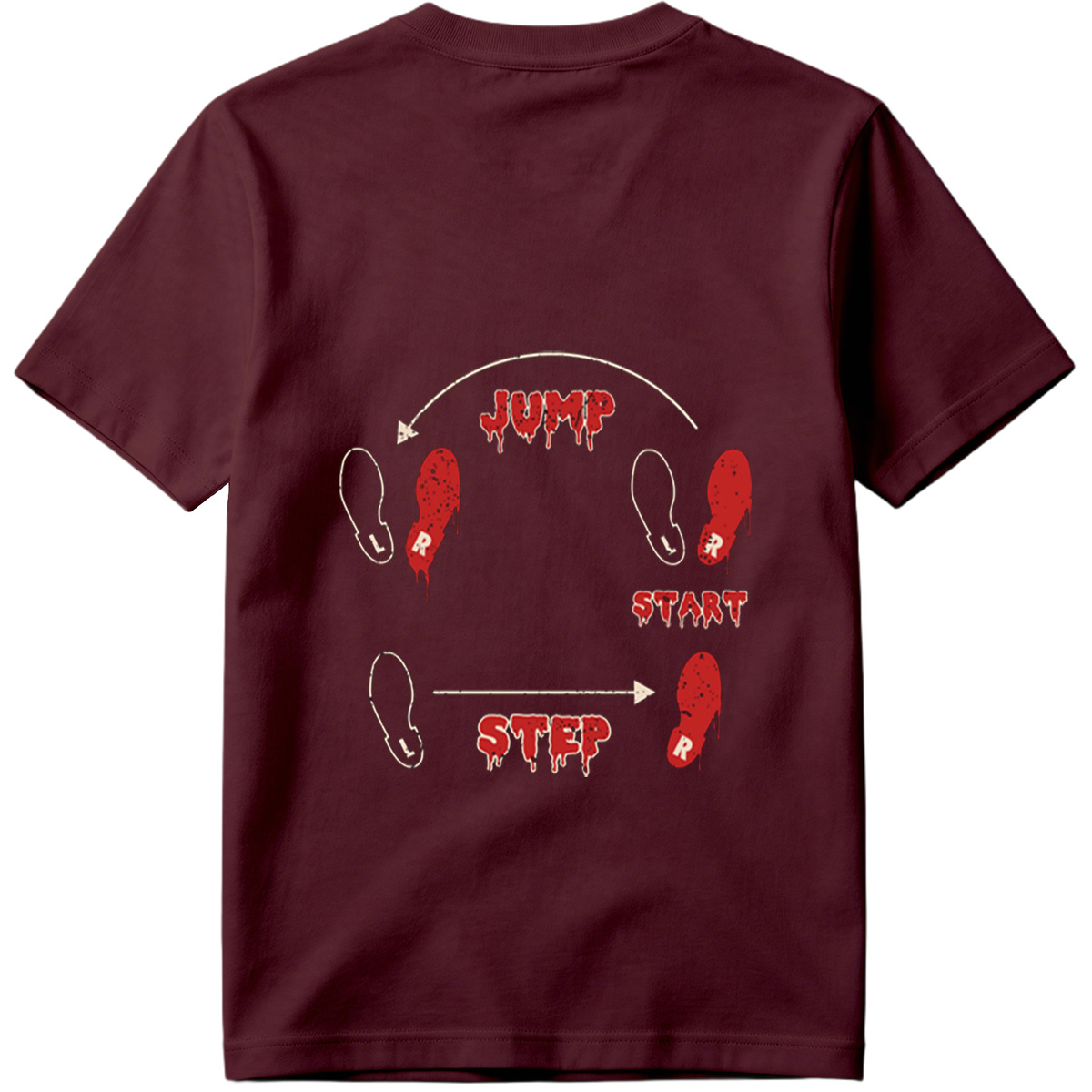 Jump Step Start: Footprint Dance Move Guide - Tee
