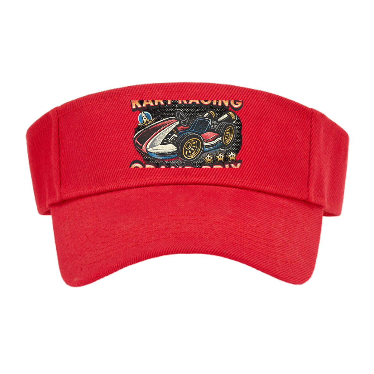 Mushroom Kingdom Kart Racing Grand Prix 1992 - Mario, Luigi, Princess Peach, Bowser, Toad, Yoshi, Donkey Kong, Wario, Waluigi, Koopa Troopas -  Visor cap