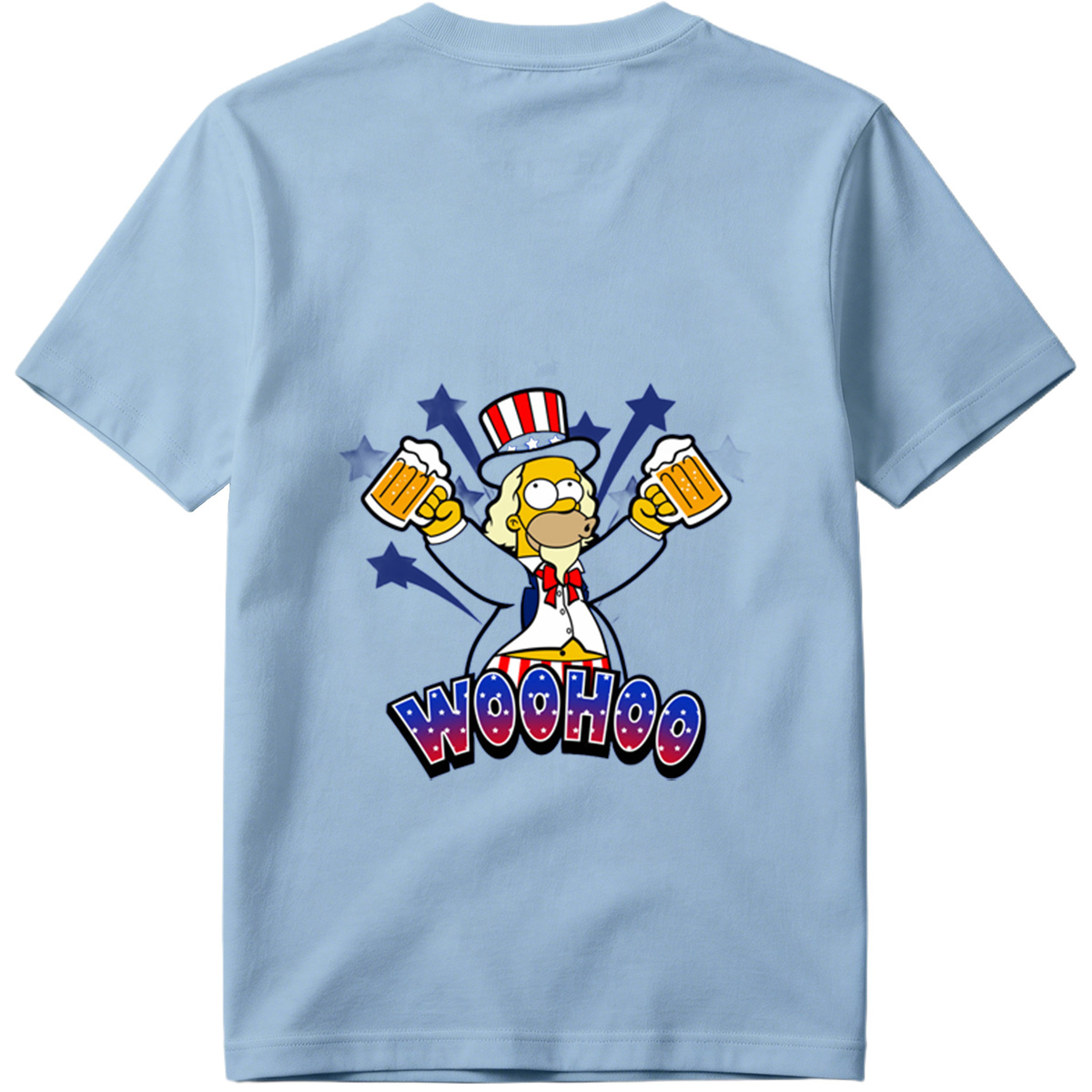 Simpsons Uncle Sam Woohoo - Tee