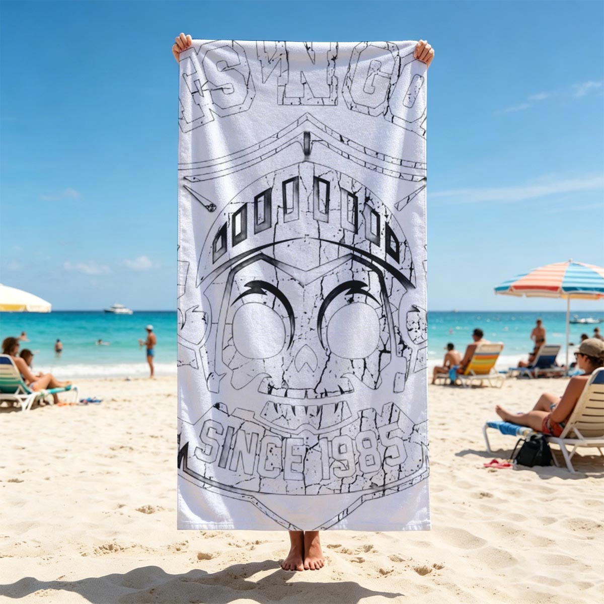 Ghosts 'N Goblins: Skull Emblem Since 1985 - Beach towels