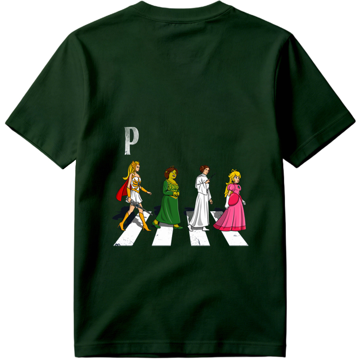 The Princesses: Wonder Woman, Shrek, Princess Leia, and Princess Peach - Tee