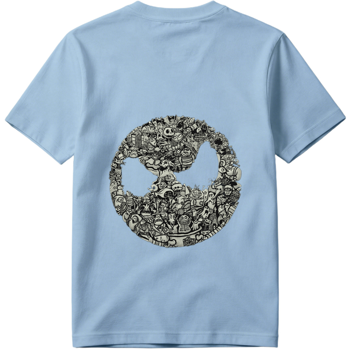 Tim Burton's Nightmare Before Christmas Character Collage - Tee