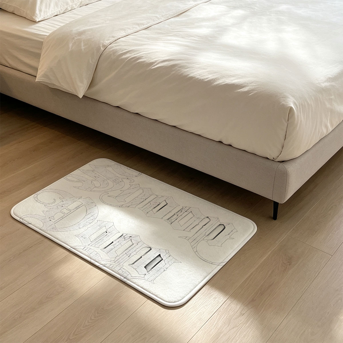 Snoop Dogg Gothic Font Logo - Flannel floor mat