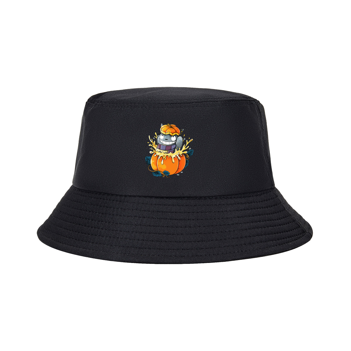 Pumpkin Cat in a Jack-o'-Lantern - Fisherman's Hat