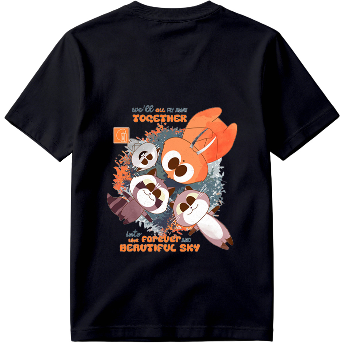 Kiff and Friends Fly Together Into the Forever Beautiful Sky - Tee