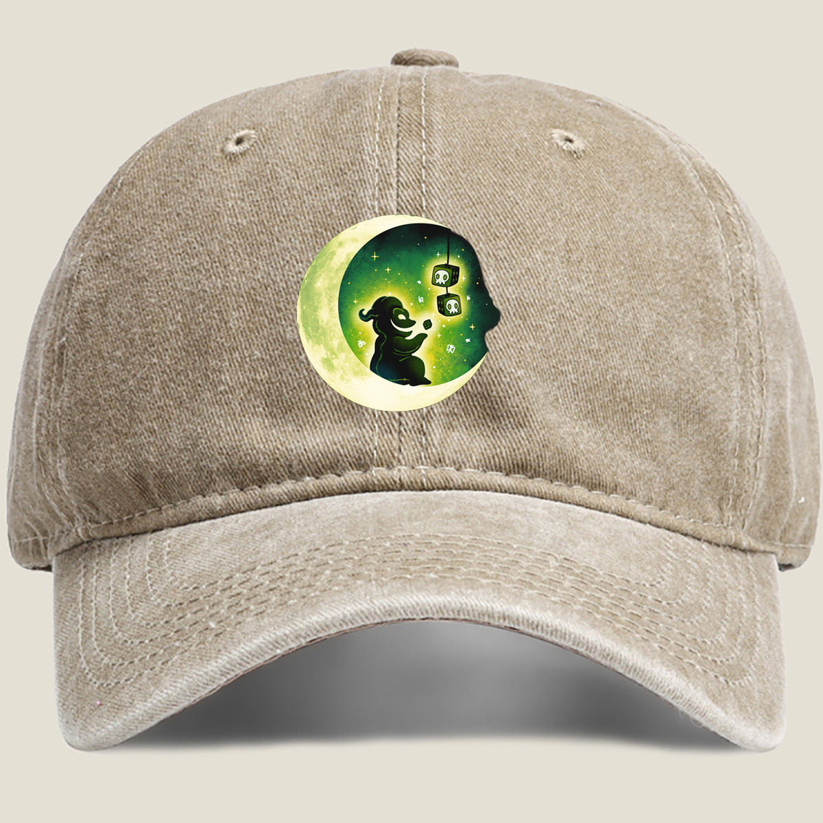 Undertale: Sans and Papyrus on the Moon - Washed Denim - Baseball Cap