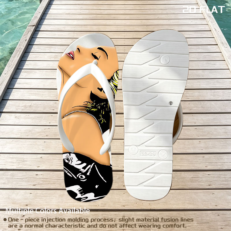 Miley Cyrus in a stylized portrait with bold yellow hair and a black top, artwork by Nerd Jersey Arts. -  flip-flops