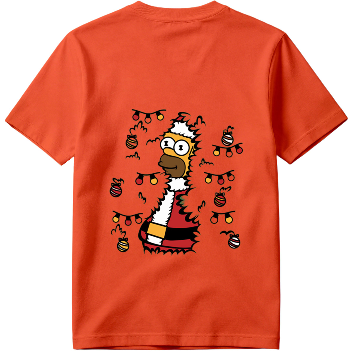 Simpsons Homer Christmas Tree - Tee